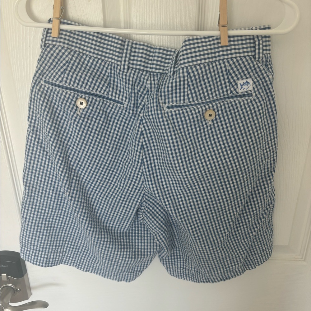 Southern Tide Seersucker Skip Jack Shorts Men/Boys 30 W Preppy Beach Boat